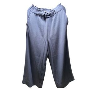 Navy H&M Wide Leg Pants
